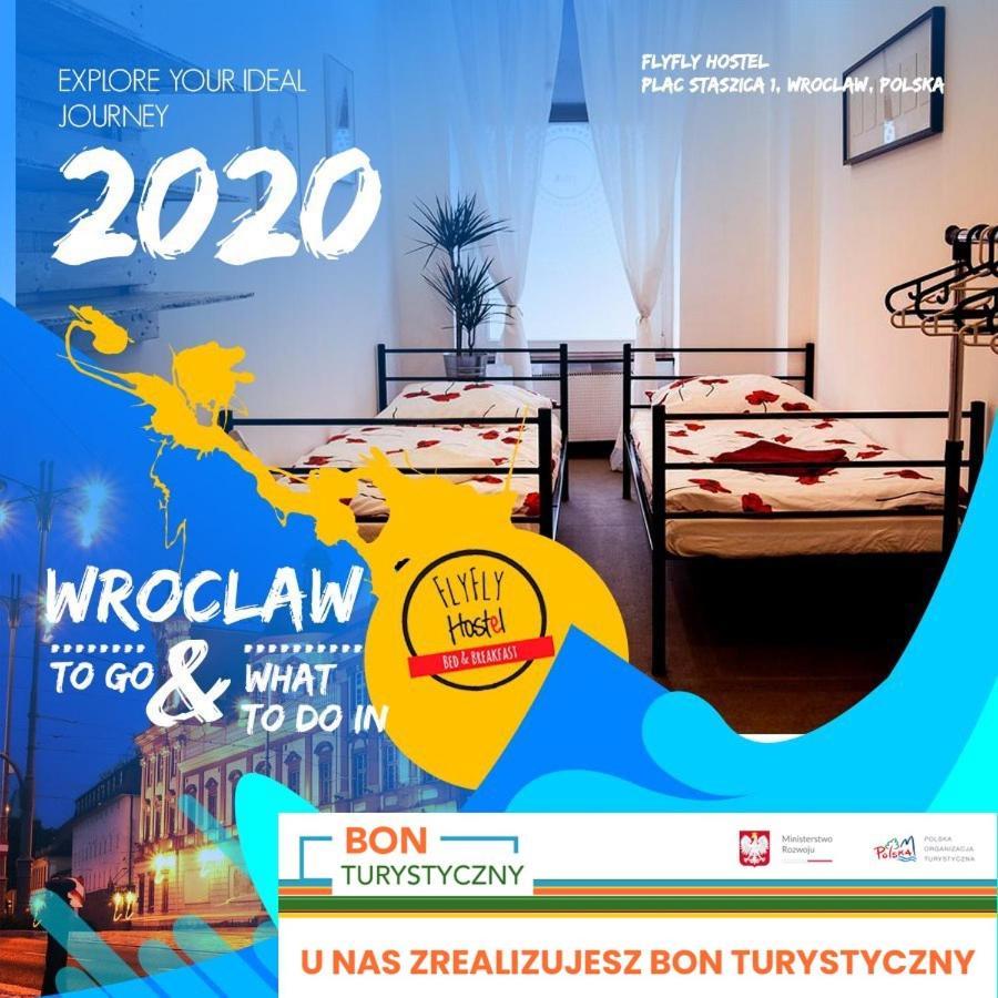 Flyfly Hostel , Darmowy Parking , Rezerwuj Przez Urzadzenia Mobilne -10 Procent Wroclaw Dış mekan fotoğraf